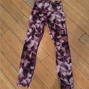 lululemon athletica Purple Patterned Leggings